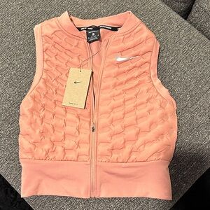 NWT Nike Coral Quilted Vest